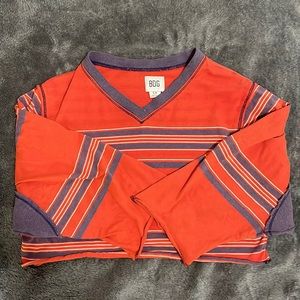 urban outfitters BDG slouchy half sleeve crop top